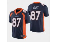 Men's Broncos #87 Noah Fant 2019 NFL Draft Vapor Limited Jersey - Navy