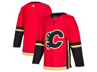 Men's Calgary Flames adidas Red Home Authentic Blank Jersey