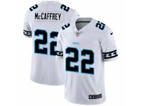 Men's Carolina Panthers #22 Christian McCaffrey White Team Logo Cool Edition Jersey