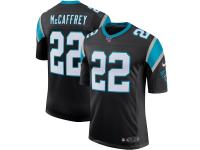 Men's Carolina Panthers Christian McCaffrey Nike Black 100th Season Vapor Limited Jersey