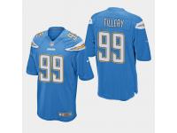 Men's Chargers #99 Jerry Tillery 2019 NFL Draft Game Jersey - blue