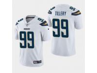 Men's Chargers #99 Jerry Tillery 2019 NFL Draft Vapor Limited Jersey - White