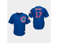 Men's Chicago Cubs 2019 Spring Training #17 Royal Kris Bryant Cool Base Jersey