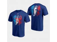 Men's Chicago Cubs 2019 Spring Training #17 Royal Kris Bryant Majestic T-Shirt