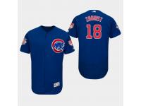 Men's Chicago Cubs 2019 Spring Training Ben Zobrist Flex Base Jersey Royal