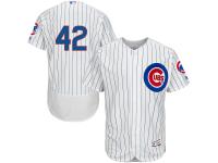 Men's Chicago Cubs Jackie Robinson Majestic White Authentic Collection Flexbase Jersey
