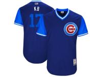 Men's Chicago Cubs Kris Bryant KB Majestic Navy 2017 Players Weekend Jersey