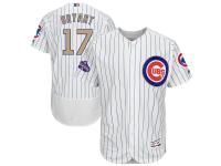 Men's Chicago Cubs Kris Bryant Majestic White 2017 Gold Program Flex Base Player Jersey