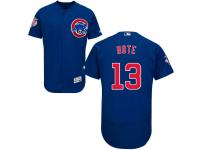 Men's Chicago Cubs Majestic Alternate Royal Flex Base Authentic Collection #13 David Bote Jersey