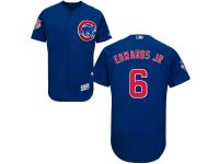Men's Chicago Cubs Majestic Alternate Royal Flex Base Authentic Collection #6 Carl Edwards Jr Jersey