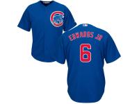 Men's Chicago Cubs Majestic Royal Cool Base #6 Carl Edwards Jr Jersey