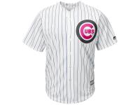 Men's Chicago Cubs Majestic White Fashion 2016 Mother's Day Cool Base Replica Team Jersey