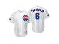 Men's Cubs 2018 Postseason Home White Carl Edwards Jr Cool Base Jersey