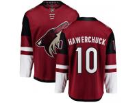 Men's Dale Hawerchuck Breakaway Burgundy Red Home NHL Jersey Arizona Coyotes #10