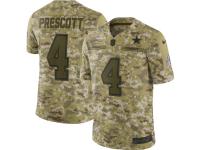 Men's Dallas Cowboys Dak Prescott Nike Camo Salute To Service Jersey