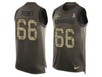 Men's Dan Feeney #66 Nike Green Jersey - NFL Los Angeles Chargers Salute to Service Tank Top