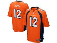 Men's Denver Broncos Paxton Lynch Nike Orange 2016 Draft Pick Game Jersey