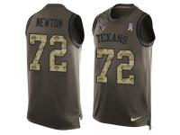 Men's Derek Newton #72 Nike Green Jersey - NFL Houston Texans Salute to Service Tank Top