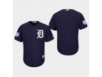 Men's Detroit Tigers 2019 Spring Training Navy Cool Base Jersey