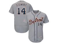 Men's Detroit Tigers Christin Stewart Majestic Gray Road Authentic Collection Flex Base Player Jersey