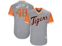 Men's Detroit Tigers Matthew Boyd Matty B Majestic Gray 2017 Players Weekend Jersey