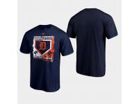 Men's Detroit Tigers Navy Base on Balls 2019 Spring Training T-Shirt