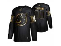 Men's Devils Custom Black 2019 NHL Golden Edition Jersey