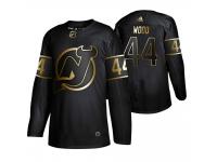 Men's Devils Miles Wood Black 2019 NHL Golden Edition Jersey