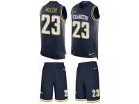 Men's Dexter McCoil #23 Nike Navy Blue Jersey - NFL Los Angeles Chargers Tank Top Suit