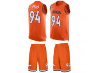 Men's Domata Peko #94 Nike Orange Jersey - NFL Denver Broncos Tank Top Suit