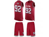 Men's Dontari Poe #92 Nike Red Jersey - NFL Atlanta Falcons Tank Top Suit