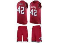 Men's Duke Riley #42 Nike Red Jersey - NFL Atlanta Falcons Tank Top Suit