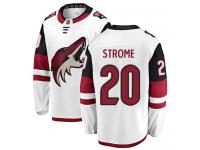 Men's Dylan Strome Breakaway White Away NHL Jersey Arizona Coyotes #20