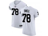 Men's Elite Art Shell #78 Nike White Road Jersey - NFL Oakland Raiders Vapor Untouchable