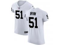 Men's Elite Bruce Irvin #51 Nike White Road Jersey - NFL Oakland Raiders Vapor Untouchable