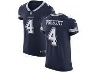 Men's Elite Dak Prescott #4 Nike Navy Blue Home Jersey - NFL Dallas Cowboys Vapor Untouchable