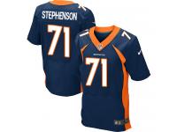 Men's Elite Donald Stephenson Navy Blue Jersey Alternate #71 NFL Denver Broncos Nike