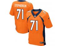 Men's Elite Donald Stephenson Orange Jersey Home #71 NFL Denver Broncos Nike