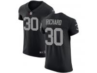 Men's Elite Jalen Richard #30 Nike Black Home Jersey - NFL Oakland Raiders Vapor Untouchable