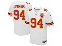 Men's Elite Jarvis Jenkins #94 Nike White Road Jersey - NFL Kansas City Chiefs