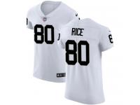 Men's Elite Jerry Rice #80 Nike White Road Jersey - NFL Oakland Raiders Vapor Untouchable