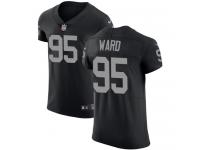 Men's Elite Jihad Ward #95 Nike Black Home Jersey - NFL Oakland Raiders Vapor Untouchable