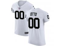 Men's Elite Jim Otto #00 Nike White Road Jersey - NFL Oakland Raiders Vapor Untouchable