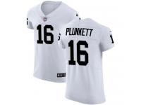 Men's Elite Jim Plunkett #16 Nike White Road Jersey - NFL Oakland Raiders Vapor Untouchable