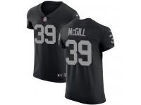 Men's Elite Keith McGill #39 Nike Black Home Jersey - NFL Oakland Raiders Vapor Untouchable