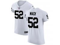 Men's Elite Khalil Mack #52 Nike White Road Jersey - NFL Oakland Raiders Vapor Untouchable
