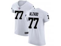 Men's Elite Lyle Alzado #77 Nike White Road Jersey - NFL Oakland Raiders Vapor Untouchable