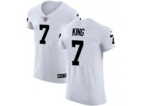 Men's Elite Marquette King #7 Nike White Road Jersey - NFL Oakland Raiders Vapor Untouchable