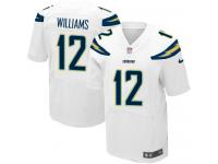 Men's Elite Mike Williams #12 Nike White Road Jersey - NFL Los Angeles Chargers