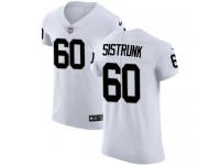 Men's Elite Otis Sistrunk #60 Nike White Road Jersey - NFL Oakland Raiders Vapor Untouchable